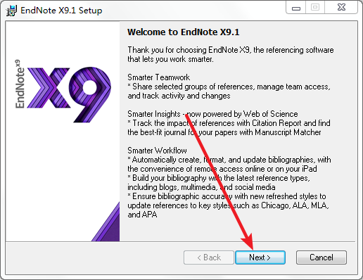 End note x9.1免费下载 图文安装教程-4