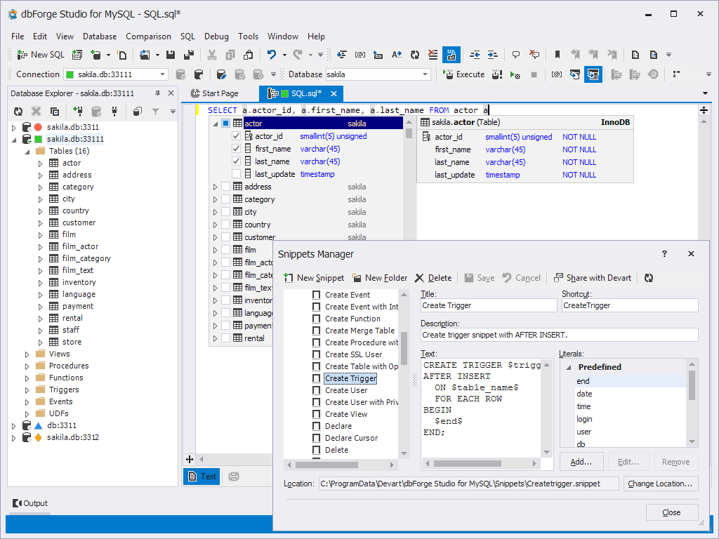 dbForge SQL Tools v5.8.24破解版-1