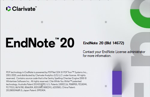EndNote 20.5 简体中文汉化版（附补丁下载）-1