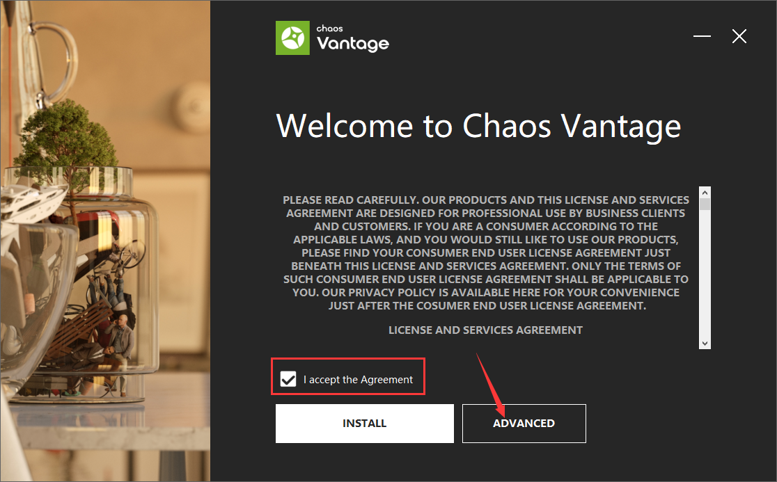 Chaos Vantage 1.8.5实时光线追踪软件英文破解版下载+破解补丁+安装教程-5