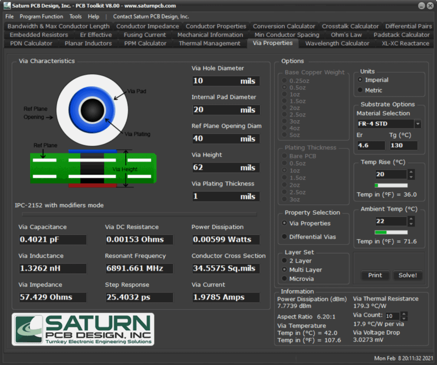 PCB参数计算神器-Saturn PCB Design Toolkit下载及安装指南 8.02-1