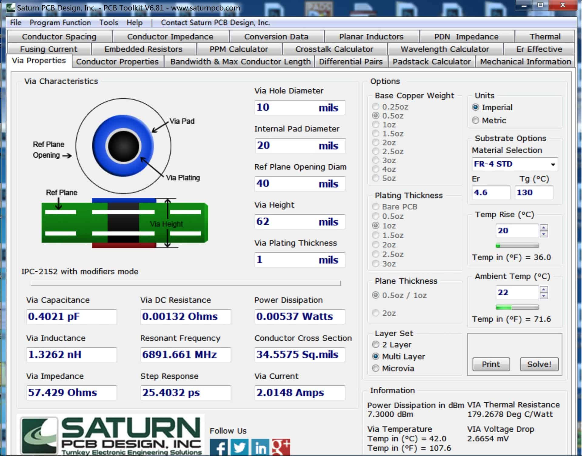 PCB参数计算神器-Saturn PCB Design Toolkit下载及安装指南 8.02-3