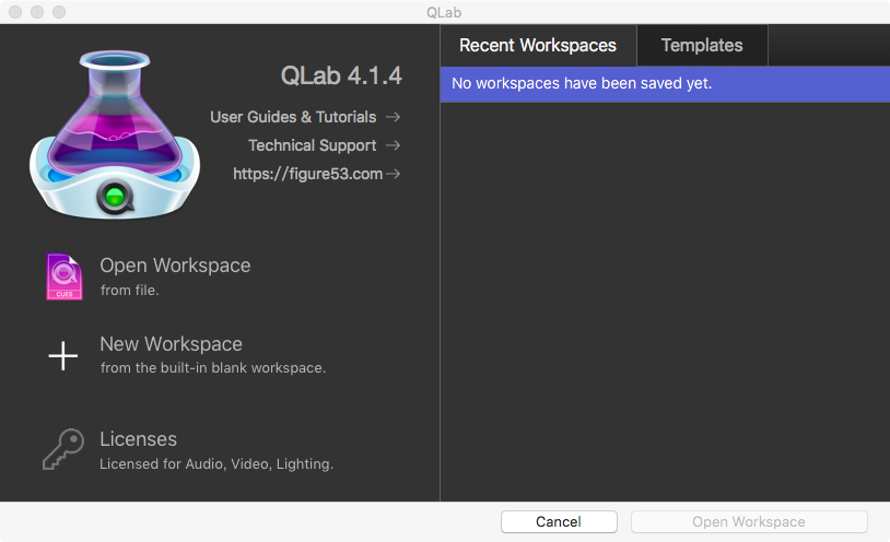 QLab Pro 5.2.3 专业现场媒体编辑工具
