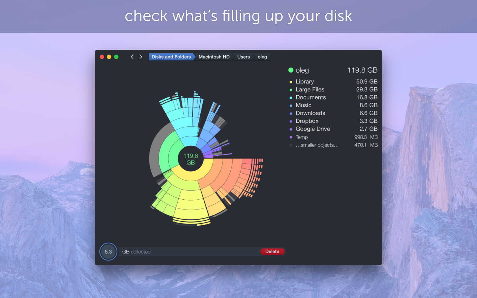 DaisyDisk 4.25 磁盘清理工具