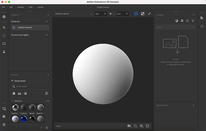 Adobe Substance 3D Sampler 4.0.2 将图片转换为 3D 素材