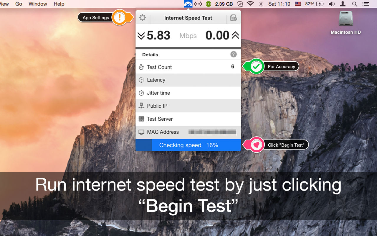 InternetSpeedTest 3.8 网络速度测试软件