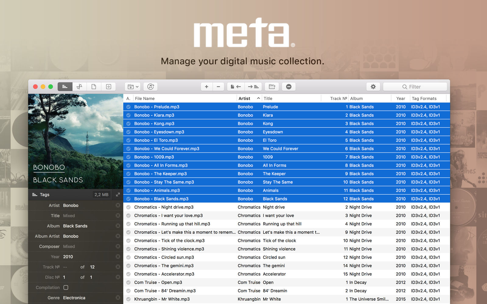Meta 2.2 数字音乐管理软件