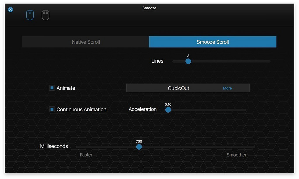 Smooze Pro 2.0.40 平滑滚动和鼠标增强