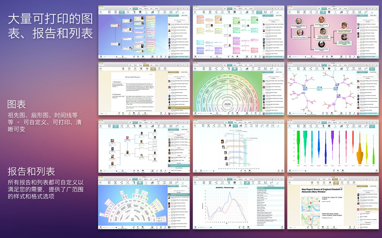 MacFamilyTree 10.1.1 强大的Mac家谱软件