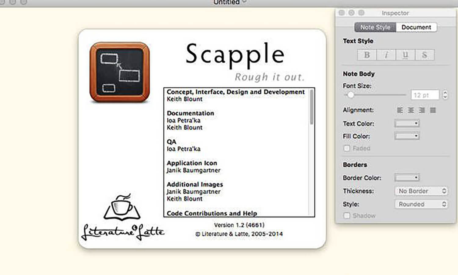 Scapple 1.4.2 思维导图软件