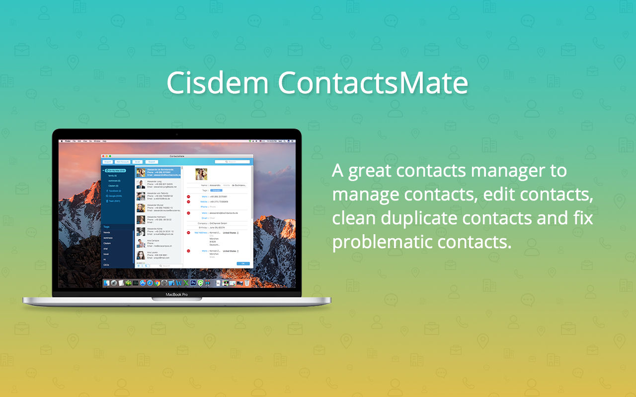 Cisdem ContactsMate 6.5.0 联系人管理器