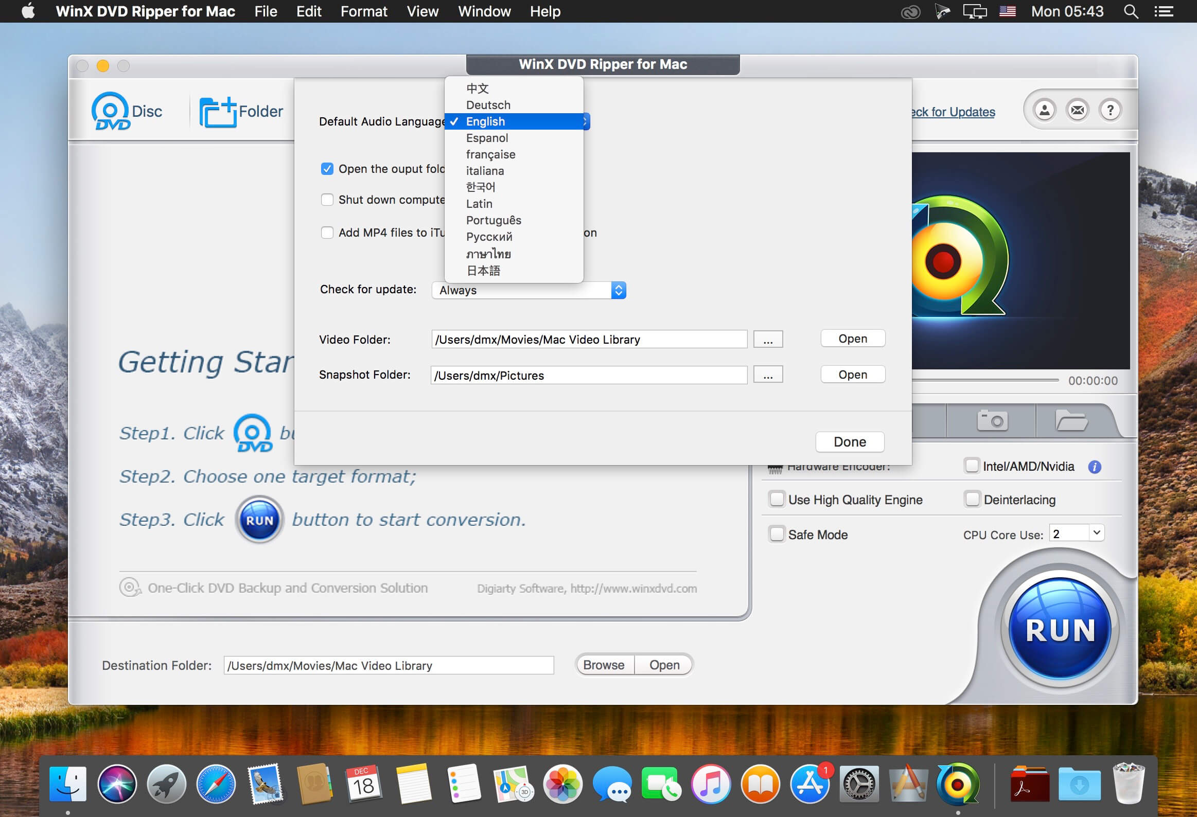 WinX DVD Ripper for Mac 6.7.0 DVD视频转换工具