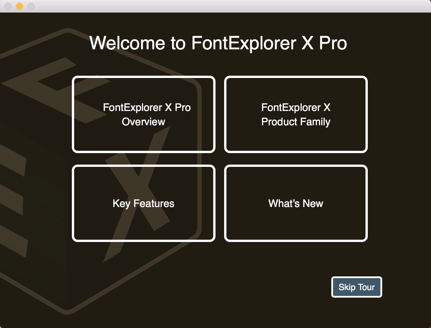 FontExplorer X Pro 7.3.0 字体管理软件