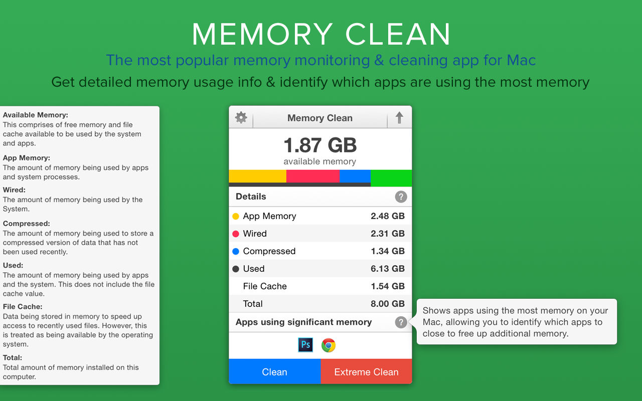 Memory Clean 3 1.0.24 Mac内存优化软件
