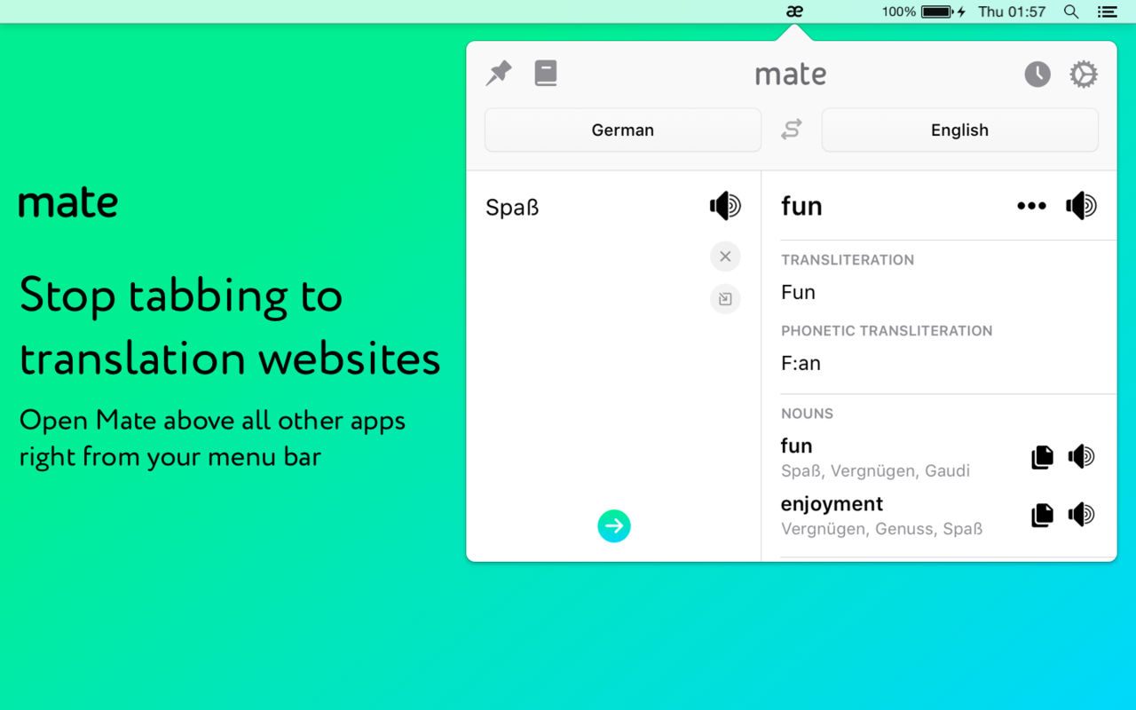 Mate Translate 8.1.3 多国语言即时翻译工具