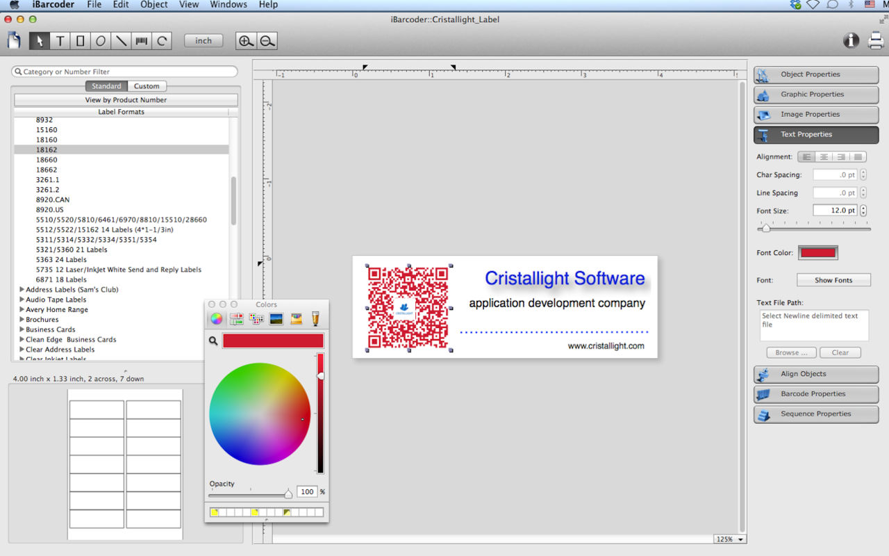 iBarcoder 3.12.11 设计打印自己的条形码