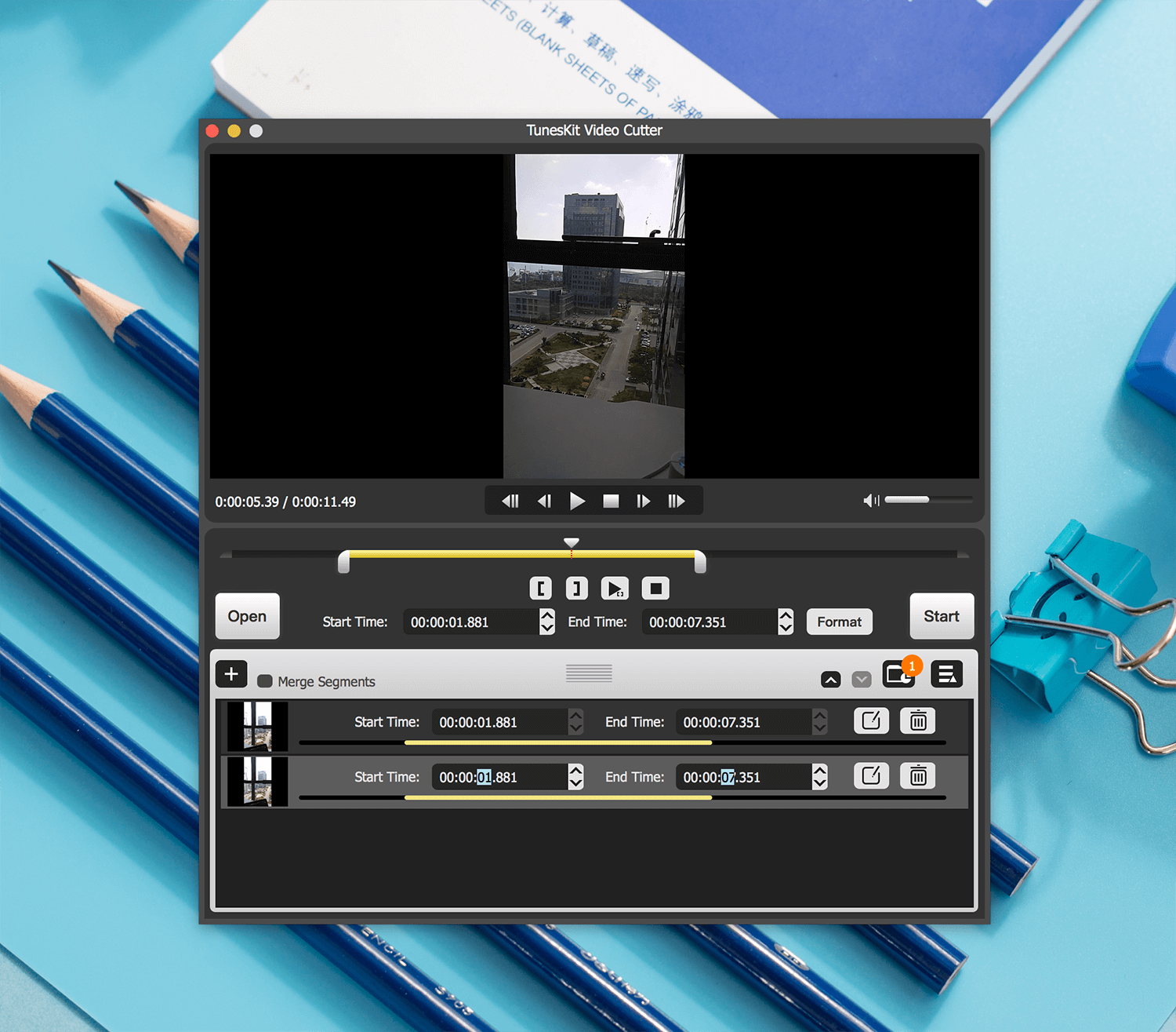 TunesKit Video Cutter 2.3.2 视频切割工具