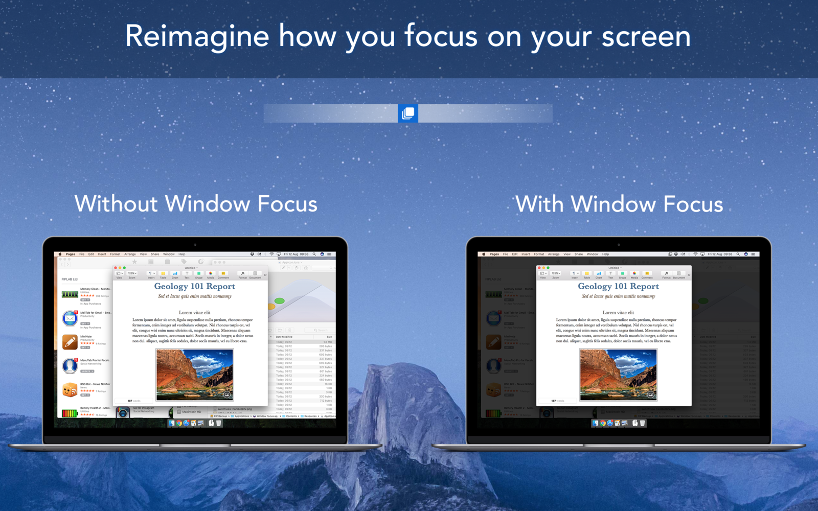 Window Focus 1.0.8 指定窗口注意力集中工具
