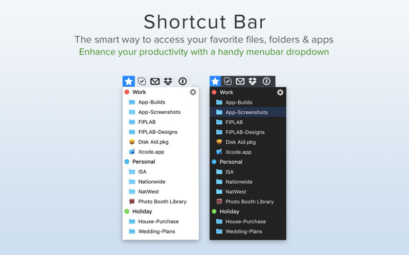 Shortcut Bar 1.8.30 快速访问文件