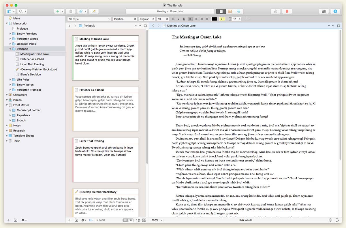 Scrivener 3.2.3 文字处理工具