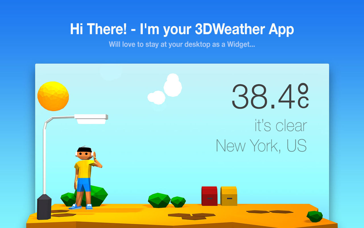 3DWeather 3.8 3D天气预报软件