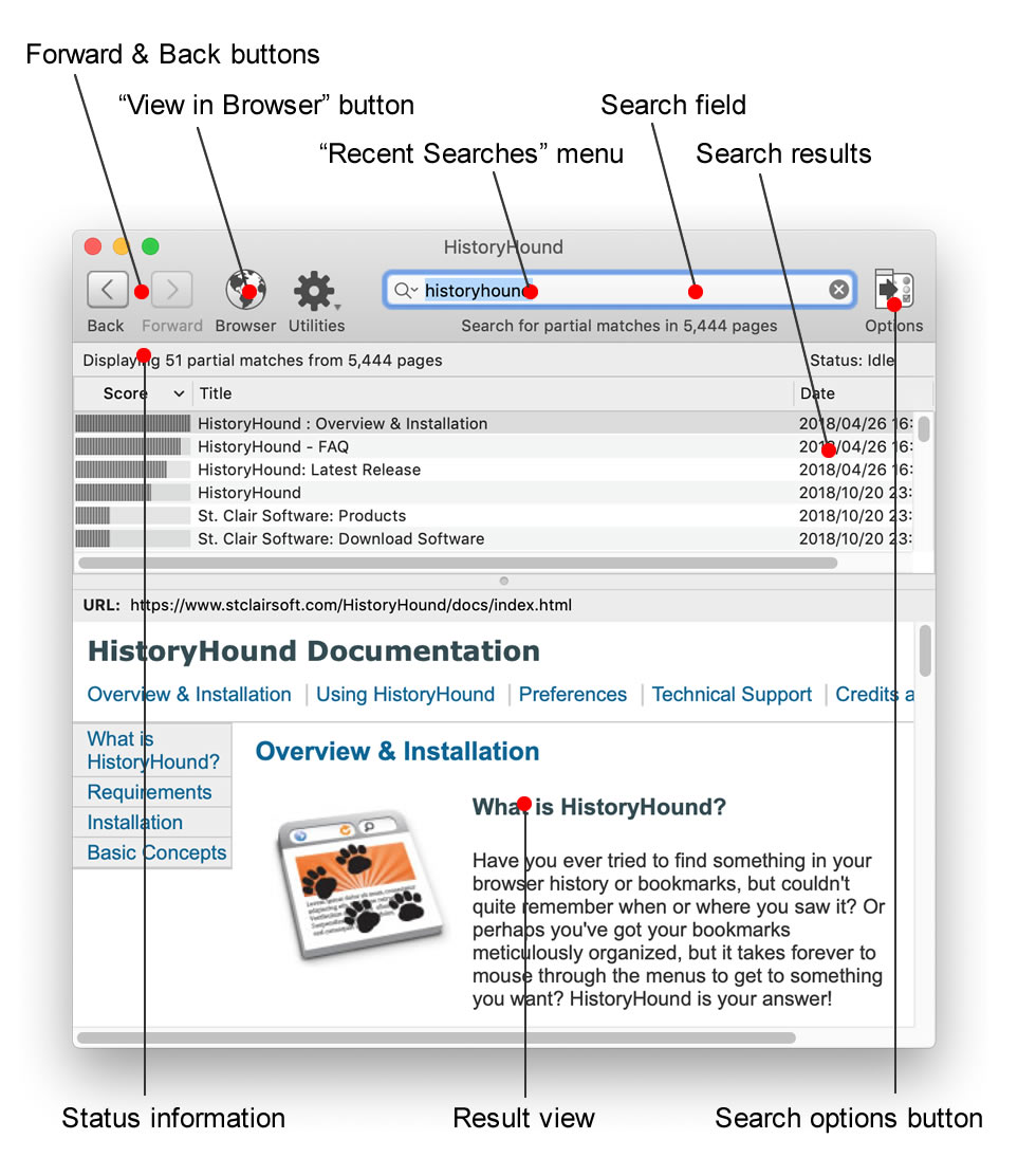 HistoryHound 2.3.2 历史浏览页面搜索工具