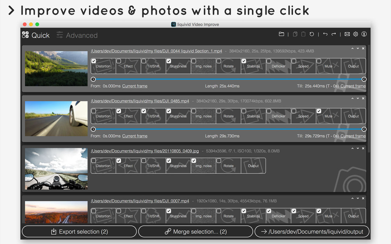 liquivid Video Improve 2.8.3 视频和照片编辑器