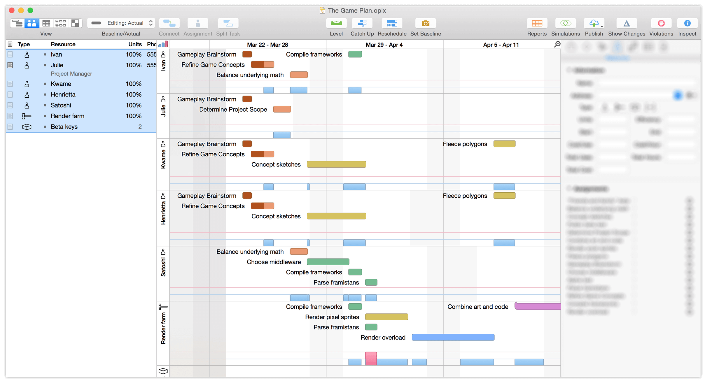 OmniPlan Pro 3.14.4 项目管理流程软件