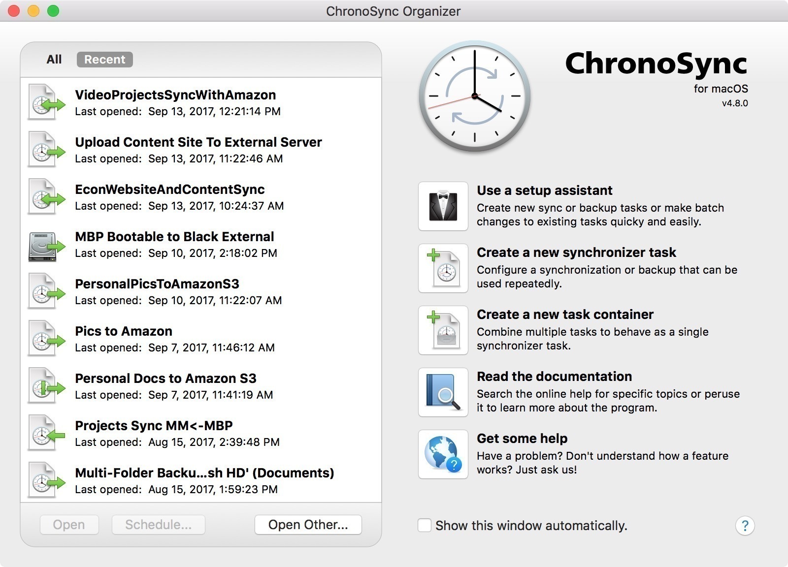 ChronoSync 4.9.9 数据备份、文件同步、硬盘克隆