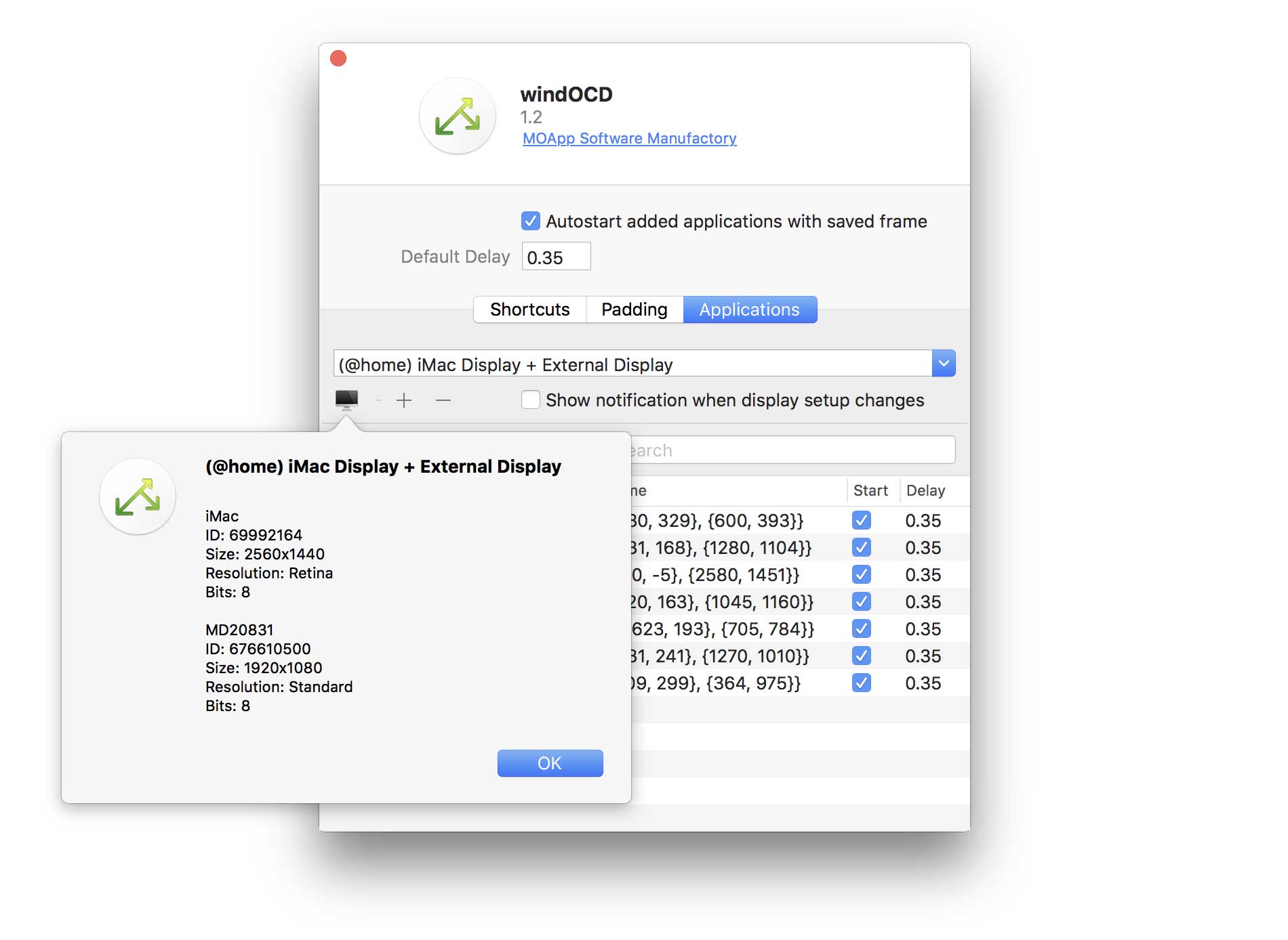 windOCD 1.6 窗口管理工具