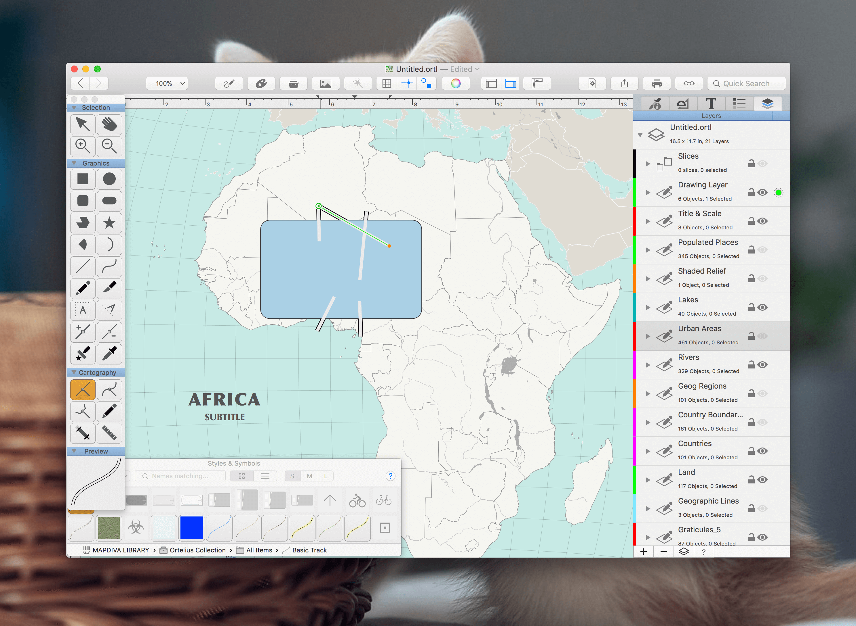 Ortelius 2 2.2.3 地图绘制工具