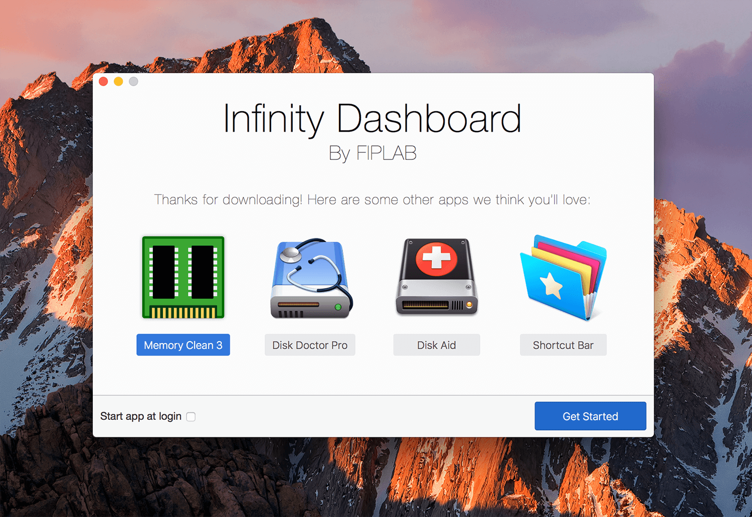 Infinity Dashboard 1.4.9 应用程序管理