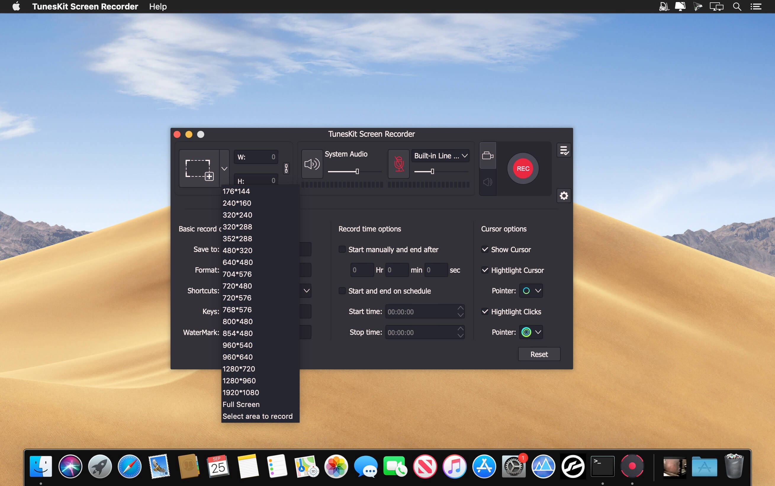 TunesKit Screen Recorder 1.0.1 高效的屏幕录制工具