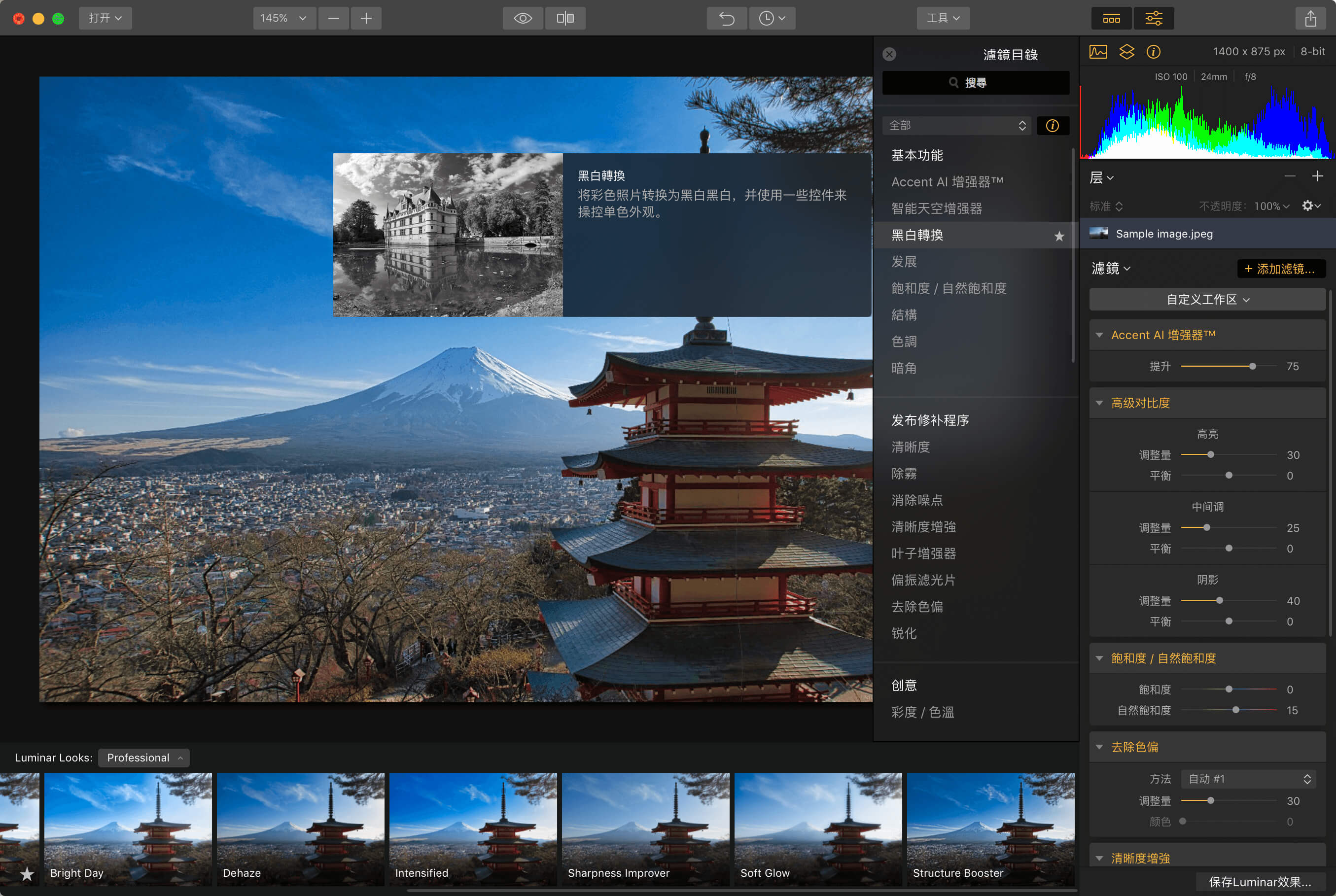 Luminar Flex 1.1.0 照片滤镜增强工具