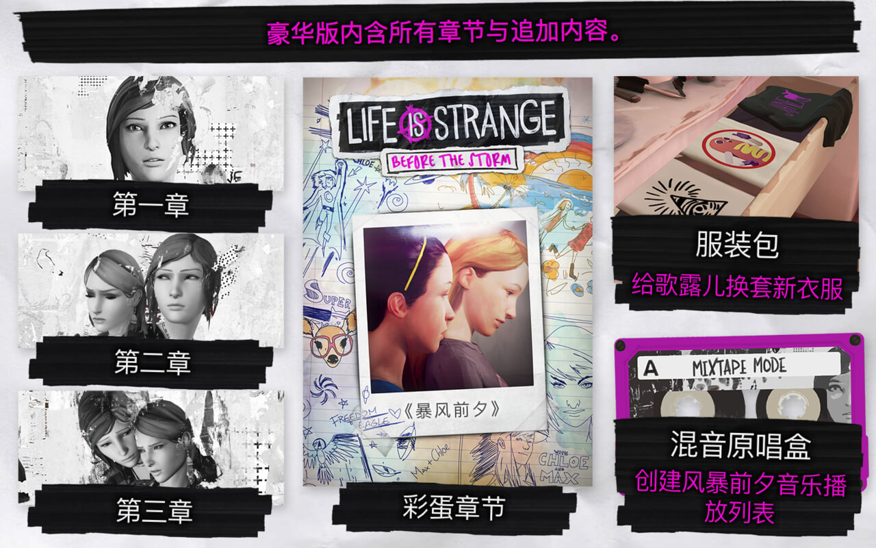 奇异人生：暴风前夕（Life is Strange：Before the Storm） 1.0 独立冒险故事