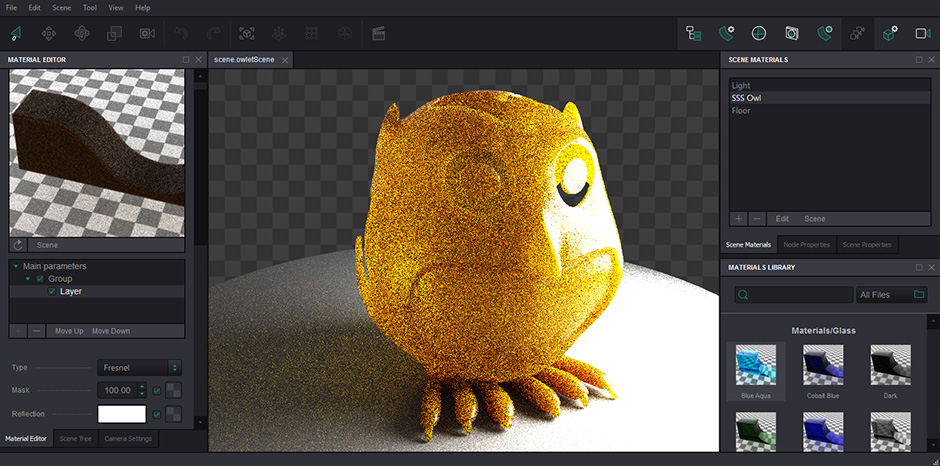 Owlet 1.7 3D渲染软件