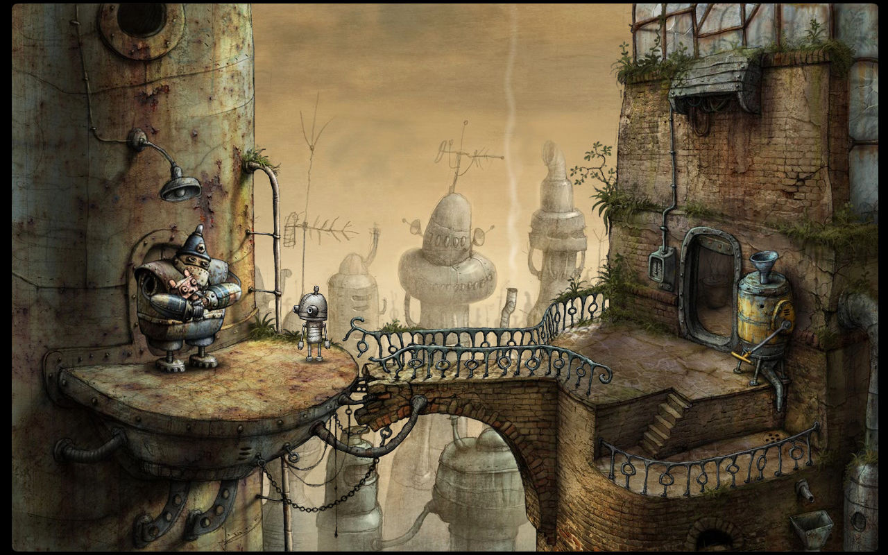 机械迷城（Machinarium） 3.1.6 画风精美的冒险解谜游戏