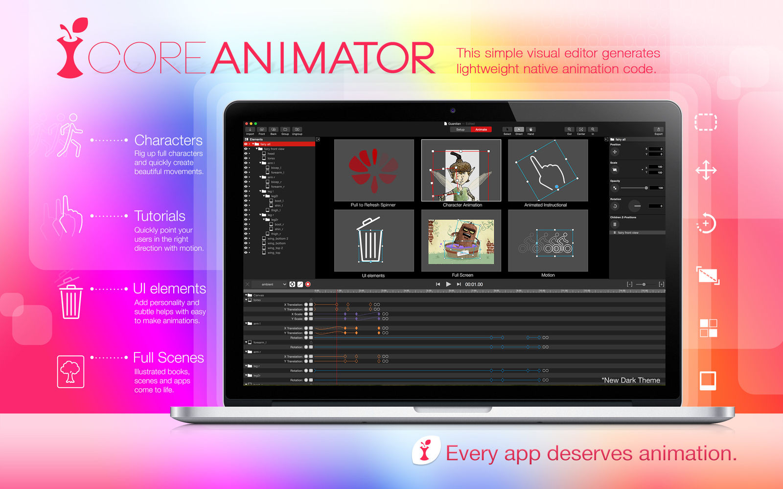 Core Animator 1.5.2 易用的零代码动画设计工具