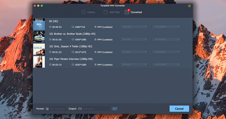 TunesKit M4V Converter 4.2.0.11 DRM清除及格式转换工具