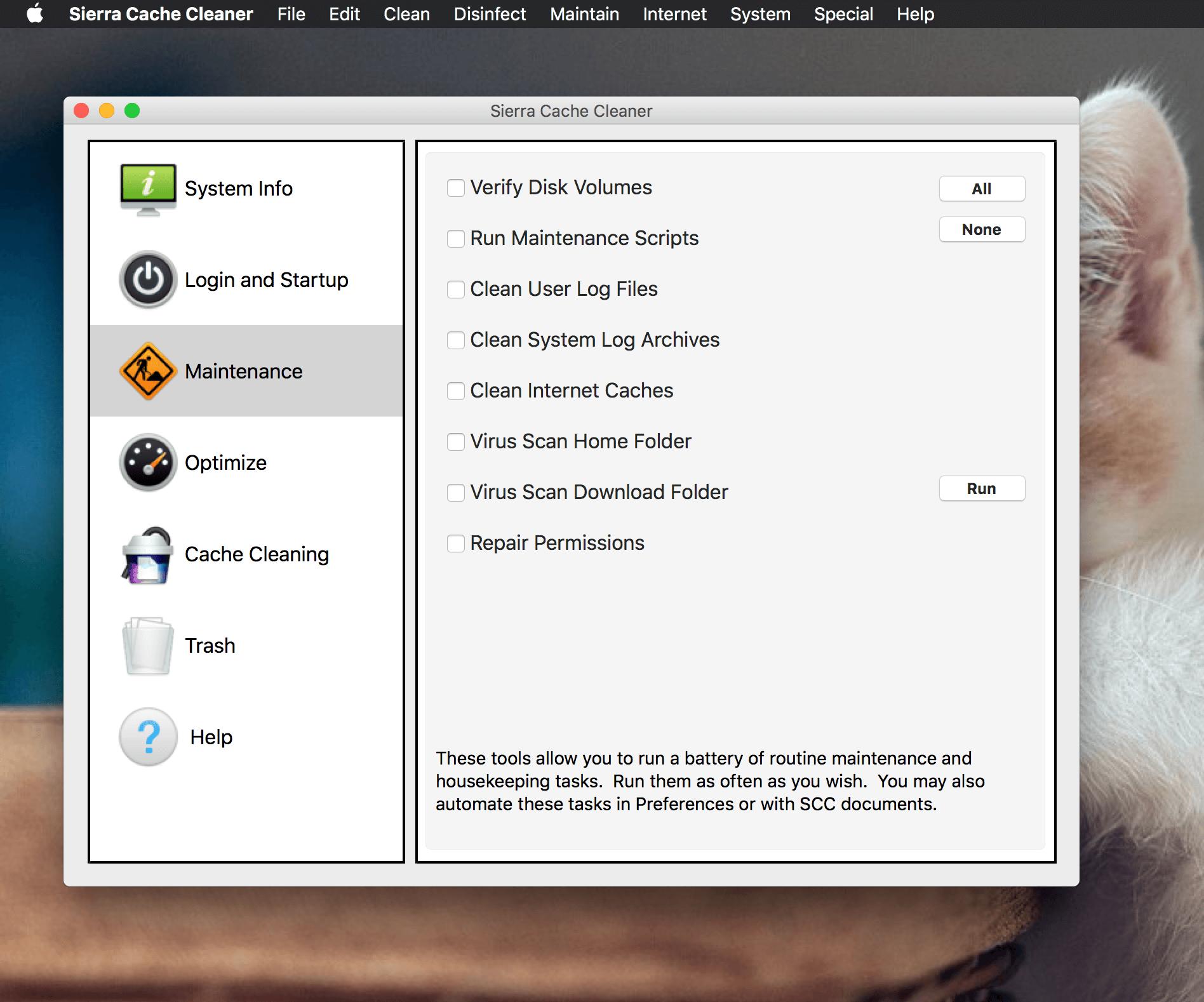 Sierra Cache Cleaner 11.1.6 系统清理软件