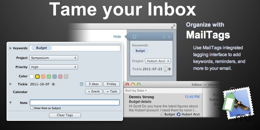 Mailtags 5.1.8 组织你的邮件并设置标签