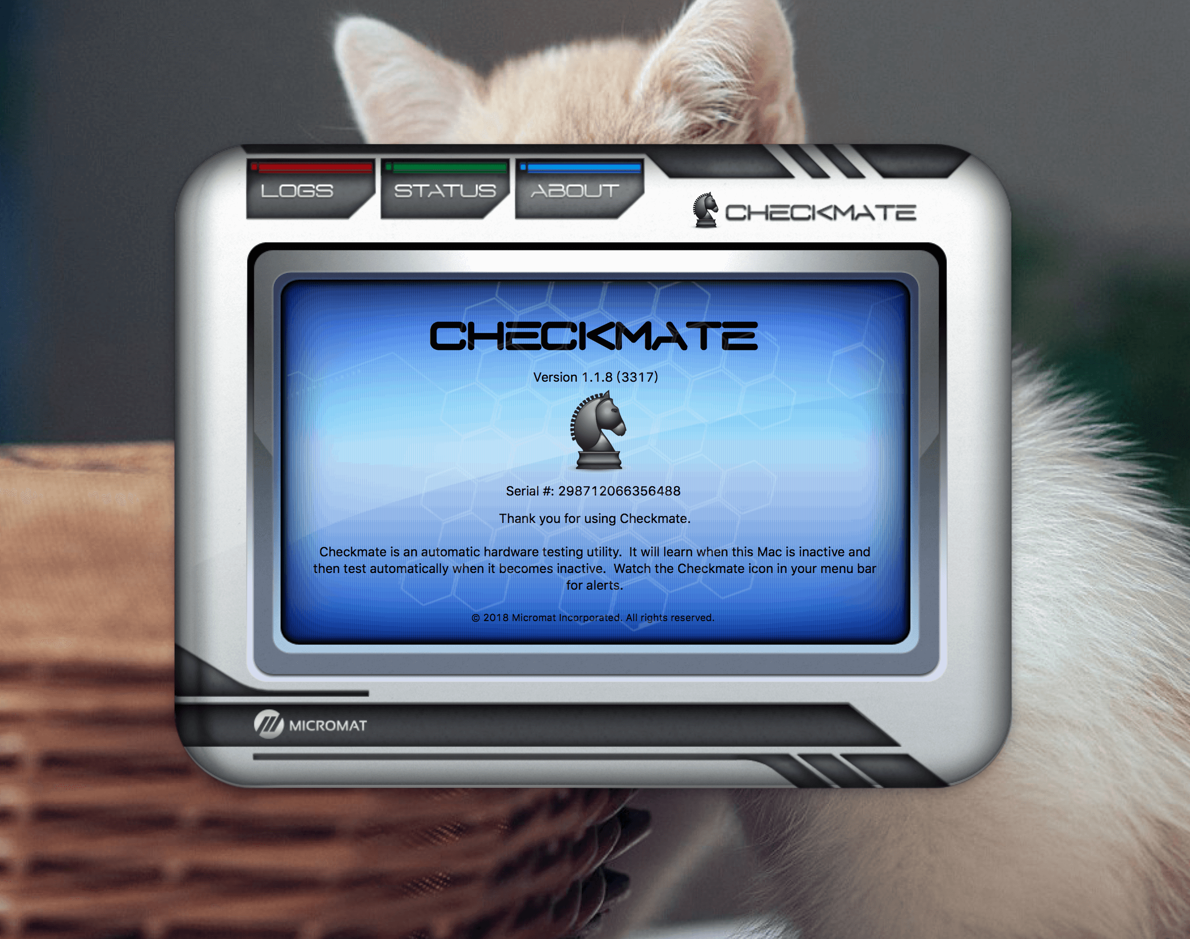Checkmate 1.1.8(3317) 电脑健康监测软件