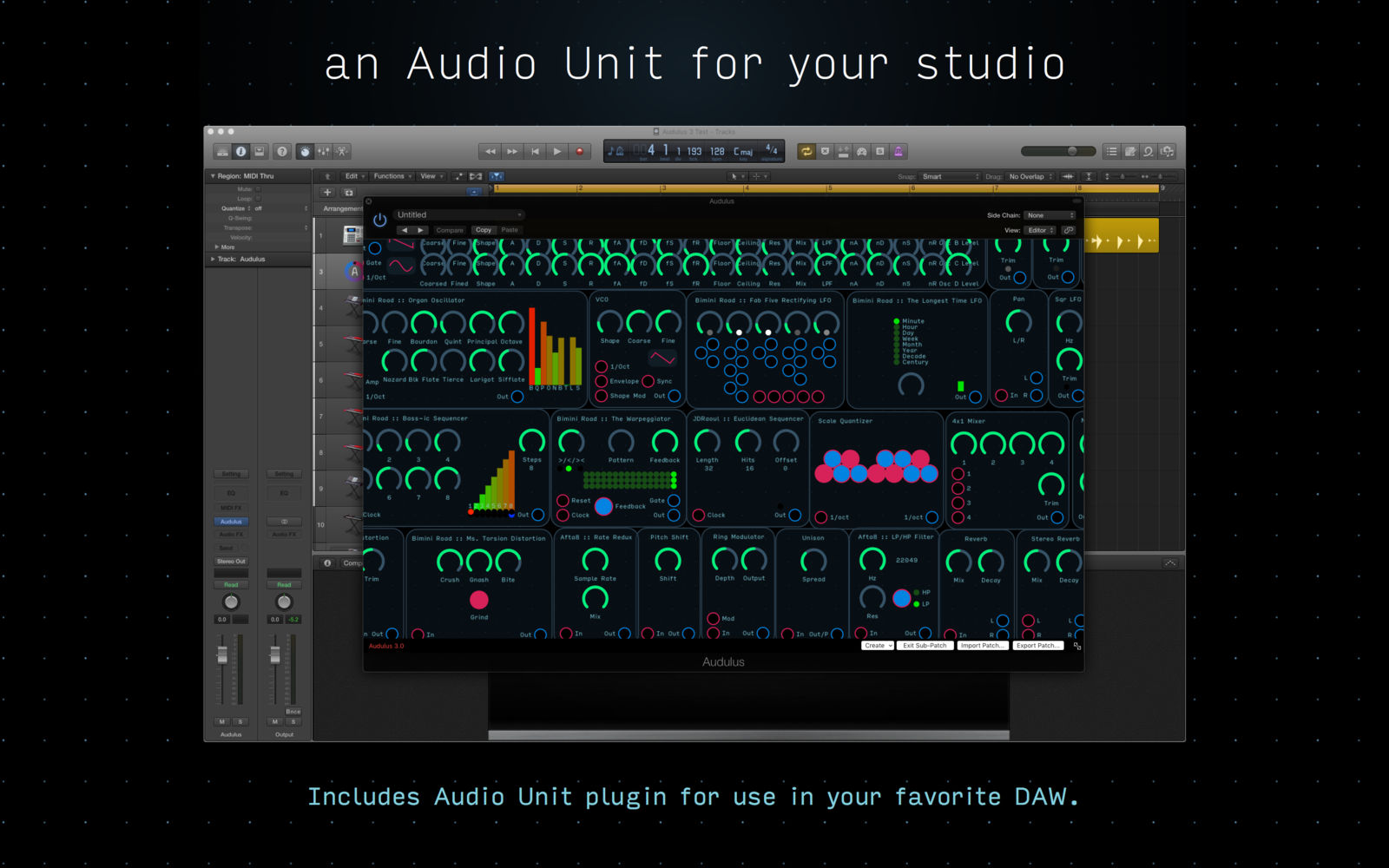 Audulus 3.5.1 模块化音频处理软件