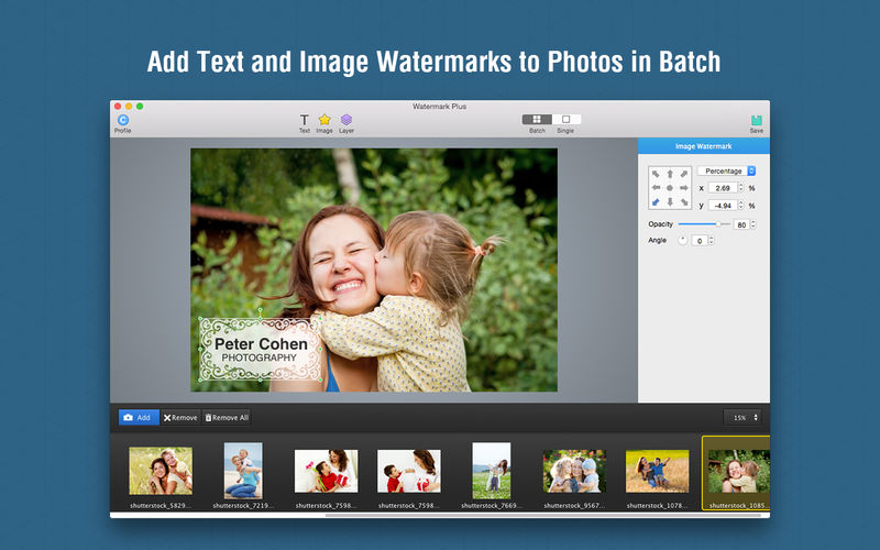 Watermark Plus 1.5.6 图片水印批量处理工具