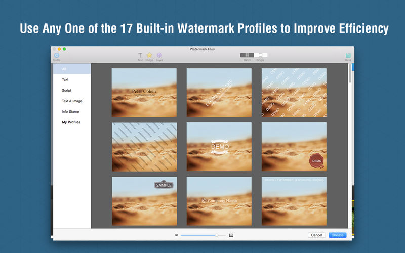 Watermark Plus 1.5.6 图片水印批量处理工具