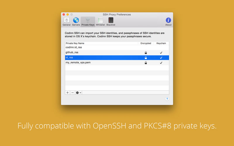SSH Proxy 16.03 本地 SOCKS v5 代理