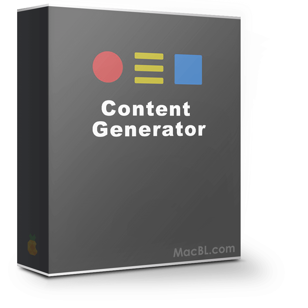 Content Generator 1.2 快速填充数据工具