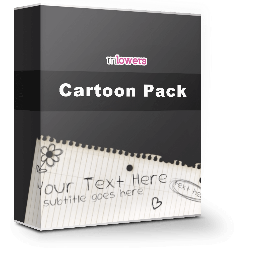 mLowers Cartoon Pack 1.0 卡通字幕效果