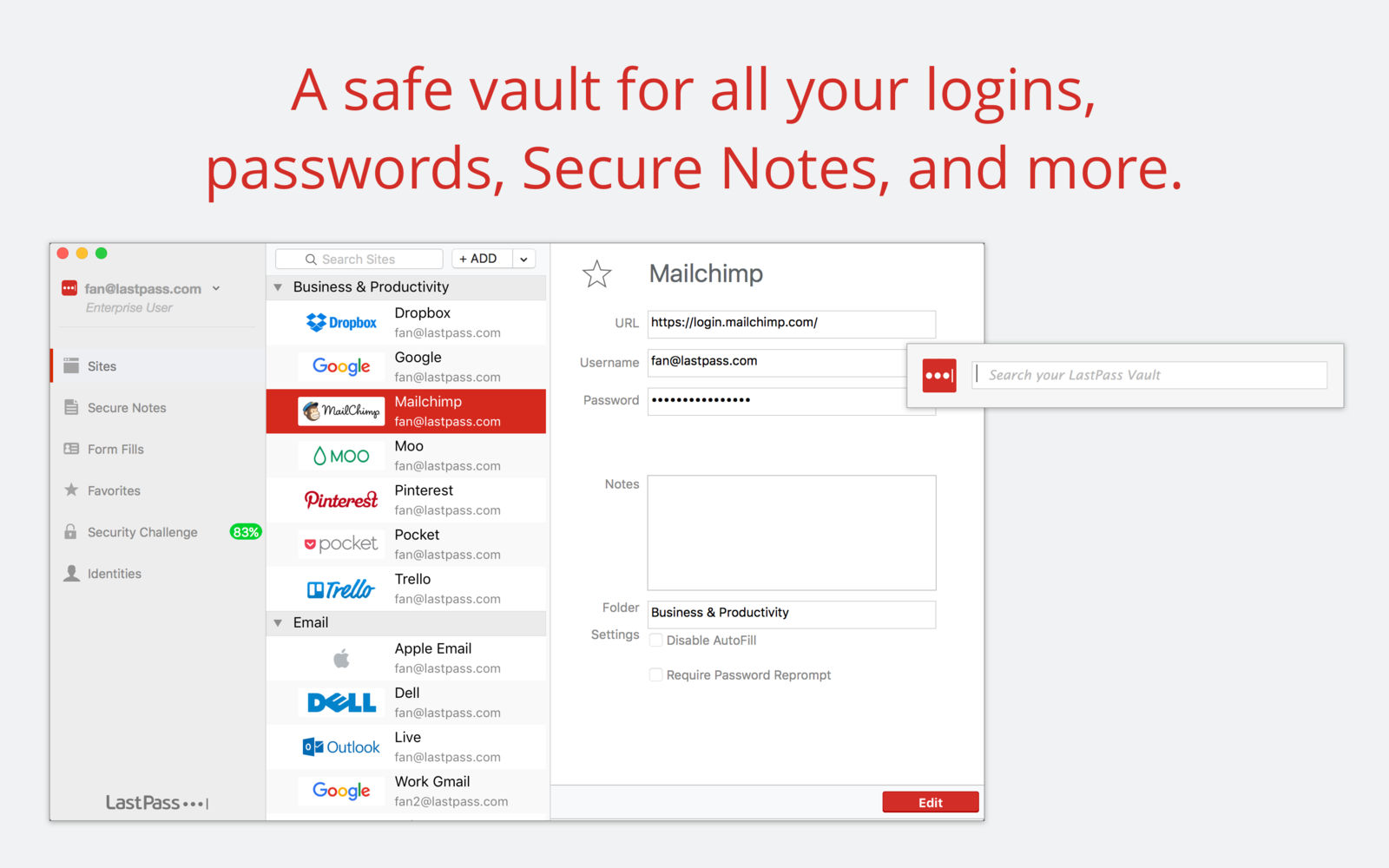 LastPass 3.17.0 系统工具