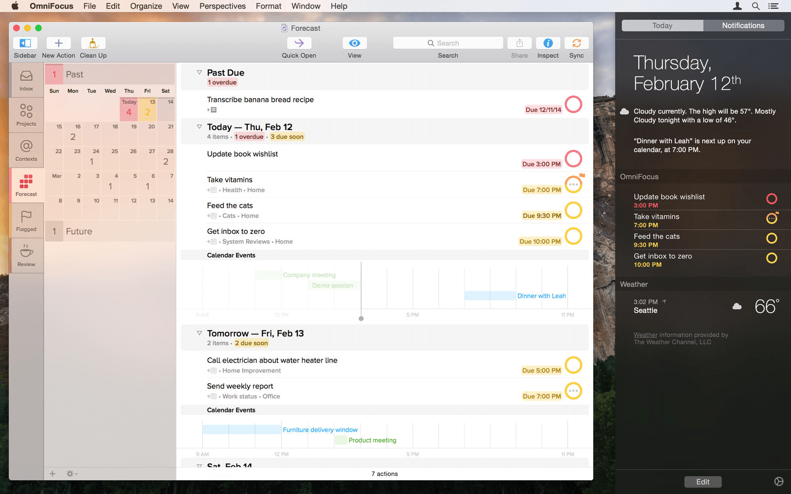 OmniFocus 3.14.2 任务管理软件